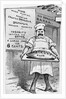 Illustration of Baker Holding Loaf of Bread Containing Alum by Anonymous