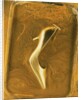 Golden High Heel Shoe by Anonymous