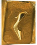 Golden High Heel Shoe by Anonymous