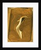 Golden High Heel Shoe by Anonymous