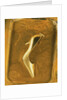 Golden High Heel Shoe by Anonymous