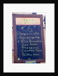 Restaurant Sign in Rome by Anonymous
