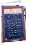 Restaurant Sign in Rome by Anonymous