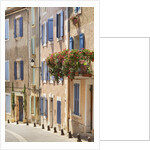 Geraniums on Balcony in St.-Saturnin-les-Apt by Anonymous