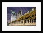 Equestrian Statue Outside Hotel de Ville by Anonymous