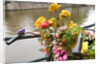 Bicycle with Flowers Beside a Canal by Anonymous