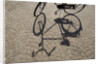 Bicycle Shadow on Cobblestone by Anonymous