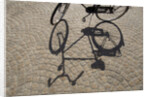 Bicycle Shadow on Cobblestone by Anonymous