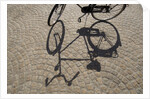 Bicycle Shadow on Cobblestone by Corbis