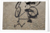 Bicycle Shadow on Cobblestone by Anonymous