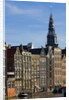 Row Houses and Oude Kerk Tower by Anonymous