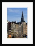 Row Houses and Oude Kerk Tower by Anonymous