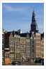 Row Houses and Oude Kerk Tower by Anonymous