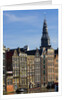 Row Houses and Oude Kerk Tower by Anonymous