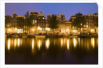 Row Houses along Amsterdam Canal by Anonymous