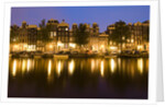 Row Houses along Amsterdam Canal by Anonymous