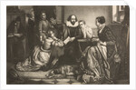 Illustration of William Shakespeare Reciting Hamlet to His Family by Anonymous