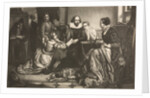 Illustration of William Shakespeare Reciting Hamlet to His Family by Anonymous