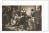 Illustration of William Shakespeare Reciting Hamlet to His Family by Anonymous