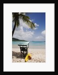 Lifeguard Station on Beach on Magens Bay by Anonymous