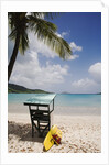 Lifeguard Station on Beach on Magens Bay by Anonymous
