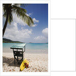 Lifeguard Station on Beach on Magens Bay by Anonymous