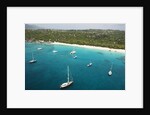 Sailboats on South End of Virgin Gorda by Anonymous