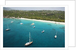Sailboats on South End of Virgin Gorda by Anonymous