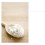 Flour on Wooden Spoon by Anonymous