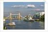 The Tower Bridge and HMS Belfast by Anonymous
