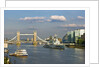 The Tower Bridge and HMS Belfast by Anonymous