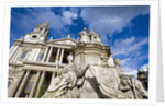 St. Paul's Cathedral and the Queen Anne Statue by Anonymous