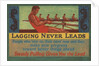 Lagging Never Leads Illustration by Anonymous