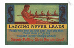 Lagging Never Leads Illustration by Anonymous