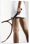 Young Woman Playing Tennis by Anonymous