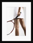 Young Woman Playing Tennis by Anonymous