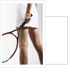 Young Woman Playing Tennis by Anonymous