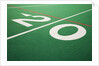 Twenty Yard Maker on Football Field by Anonymous
