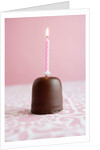 Small Chocolate Birthday Cake by Anonymous