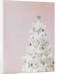 White Christmas tree by Anonymous