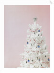 White Christmas tree by Anonymous