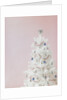 White Christmas tree by Anonymous