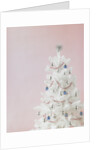 White Christmas tree by Anonymous