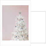 White Christmas tree by Anonymous