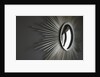 Wall hanging with mirror and rays by Anonymous