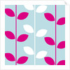Pink and White Leaves by Anonymous