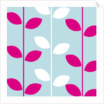 Pink and White Leaves by Anonymous