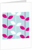 Pink and White Leaves by Anonymous