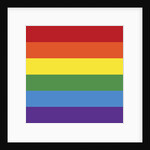 Rainbow flag by Anonymous