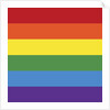 Rainbow flag by Anonymous